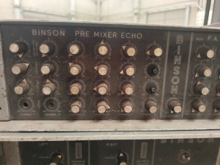 Amplificador Binson años 70 NO SE SI FUNCIONAN