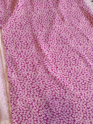 Falda larga estampada con abertura