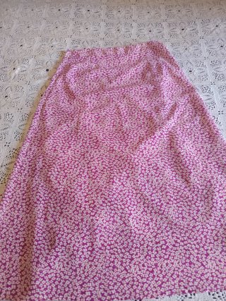 Falda larga estampada con abertura