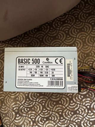 Fuente Alimentación CoolBox Basic 500W PC