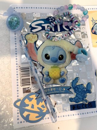 Set Labubu Stitch Journal Aesthetic