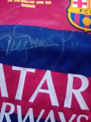 Camiseta Barça Messi 10 Firmada