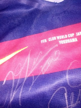 Camiseta Barça Messi 10 Firmada