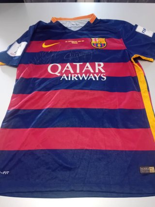 Camiseta Barça Messi 10 Firmada