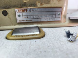 Máquina de coser industrial Pfaff plana