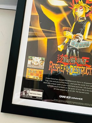 Pubblicità Yu-Gi-Oh! Reshef of Destruction 20x30