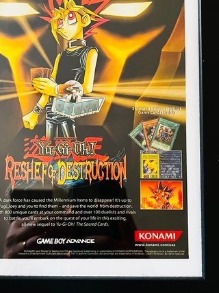 Pubblicità Yu-Gi-Oh! Reshef of Destruction 20x30