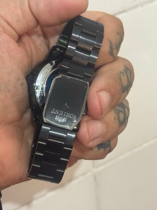 Reloj Orient Automático Negro Gris Nuevo