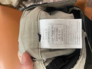 Pantalón Carhartt Hombre Negro Talla L