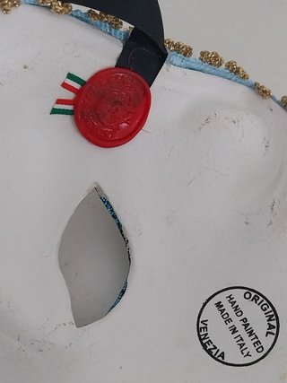 Máscara Gato Veneciana Original, Nueva