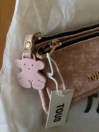 Bolso Tous Kaos rosa con monedero