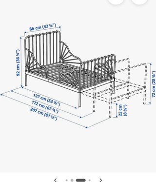 Cama Ikea Extensible Blanca
