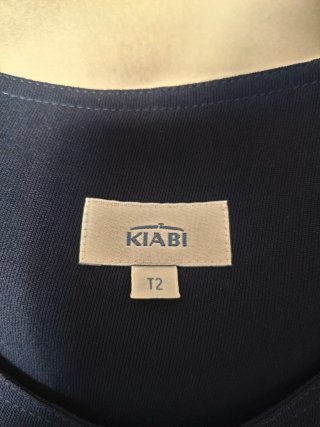 Vestido premamá Kiabi azul T.2