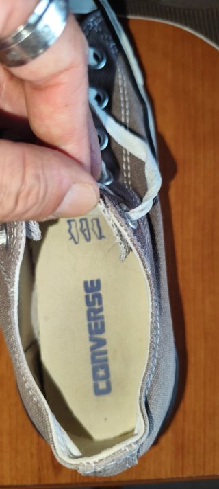 Converse Mujer Gris y Blanco