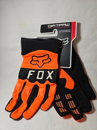 Guantes Fox Dirtpaw Talla L Naranja/Negro