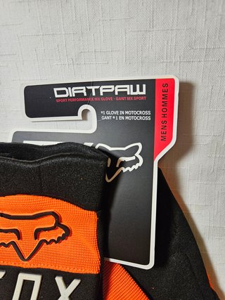 Guantes Fox Dirtpaw Talla L Naranja/Negro