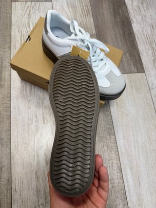 Zapatillas Andy-Z blancas y plata (Talla 38) -