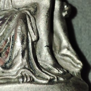 Figura Anno Santo 1975 in peltro