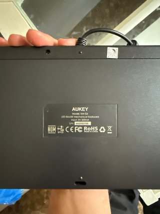 Teclado Mecánico AUKEY Negro