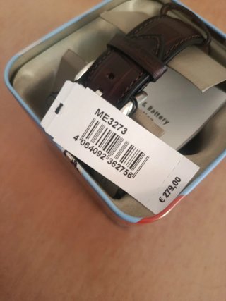Reloj Fossil ME3273 Automático Correa de cuero