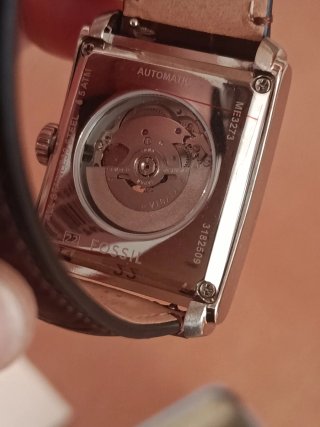Reloj Fossil ME3273 Automático Correa de cuero