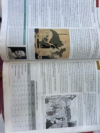 Historia del mundo contemporáneo, Hi Bachillerato