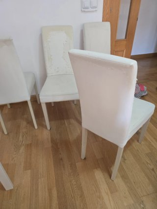 4 Sillas Comedor para Tapizar al color que quieras