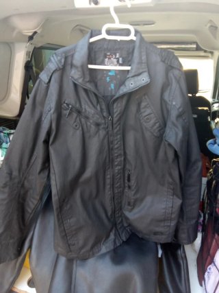 Chaqueta Simil Vaquero Negra