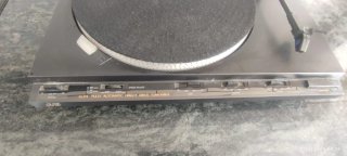 Tocadiscos JVC AL-F3 Automático Direct Drive, nego