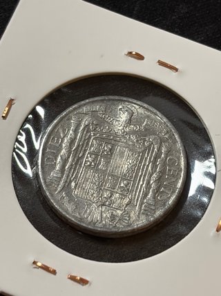 Frnaco 10 centimos 1940 muy escasa buena calidad