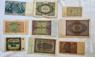 Lote Billetes Antiguos Alemania Raros