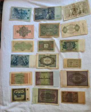 Lote Billetes Antiguos Alemania Raros