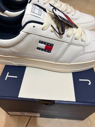 Tommy Jeans Sneakers Bianche e Blu
