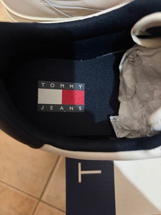 Tommy Jeans Sneakers Bianche e Blu