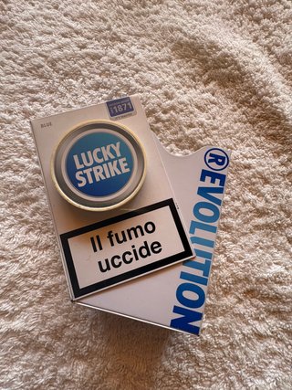 Scatola metallo Lucky Strike Blue