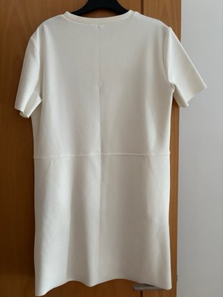 Vestido blanco roto mujer