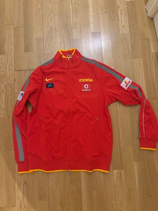 Chaqueta Nike España Baloncesto Roja