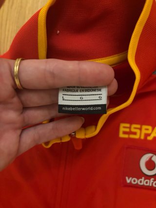 Chaqueta Nike España Baloncesto Roja