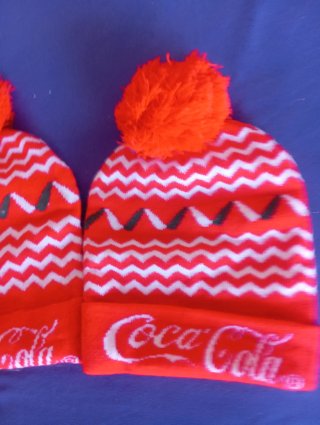 Lote 2 Gorros Coca-Cola Vintage
