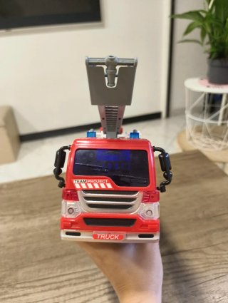 Camioncino Pompieri Giocattolo Scala Estraibile