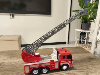 Camioncino Pompieri Giocattolo Scala Estraibile