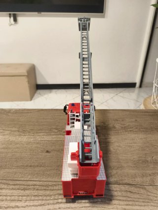 Camioncino Pompieri Giocattolo Scala Estraibile