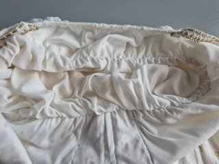 Vestido blanco mujer encaje y bordado