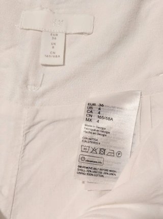 Bermudas Lino H&M T.36