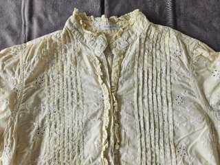 Camisa mujer bordada Massimo Dutti talla 40.