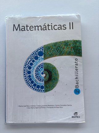 Matemáticas II 2o Bachillerato