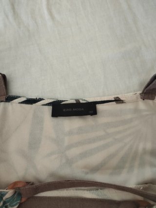 Precioso vestido de verano estampado 100% algodón.