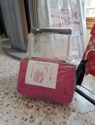 Carro de compra rosa