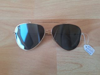 Gafas Ray-Ban Aviator Reverse Negro/Verde/Dorado