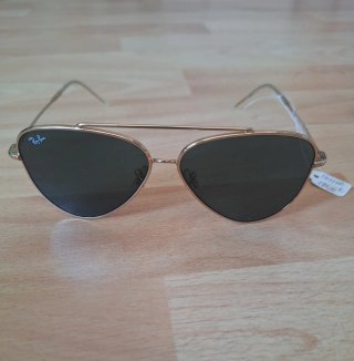 Gafas Ray-Ban Aviator Reverse Negro/Verde/Dorado
